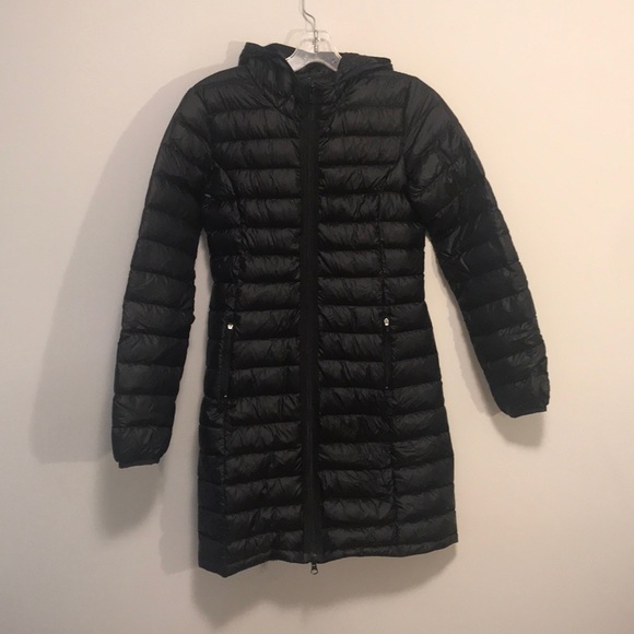 TNA Jackets & Coats | Aritzia Tna Bravura Super Lite Long Sz Xs Black | Poshmark